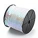 Linsoir Beads Spangle Flat Sequins Paillette Trim Spool String 6mm Sequins 100 Yards