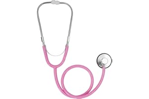 ERDOGLY Kids Stethoscope, Real Working Nursing Stethoscope for Kids, Play Doctor Toy for Toddler, Boys Girls Doctor Nurse Cosplay Costume Accessories, Pink