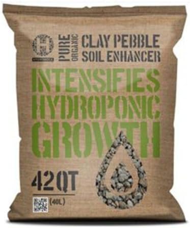 Hydrorock Hydroponic Pebbles, 42 Quart Bag