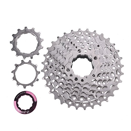 Bike Freewheel, 8 Speed Cassette 11-32T Rust Proof Hollow Lightweight Sprocket for Bicycle Replacement Accessory