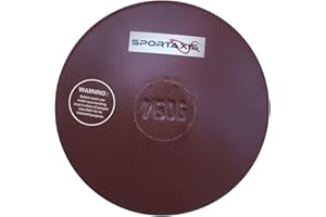 SPORTAXIS Rubber Discus Throw - Solid Rubber Construction - Ideal for Track and Field Training - Enhance Your Discus Throwing