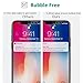 iPhone X Screen Protector(2-Pack) iPhone X Tempered Glass Screen Protector Bubble Free 3D Full Coverage 0.3MM 9H Anti-Blue Light Anti-Scratch iPhone X Screen Protector Glass