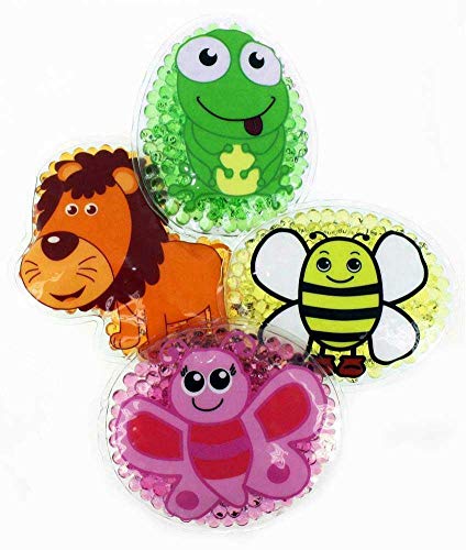 4x Kühlkissen Kühlpad Wärmekissen Gelpad Gehlkissen mehrfach Kompresse Kinder wärmen kühlen