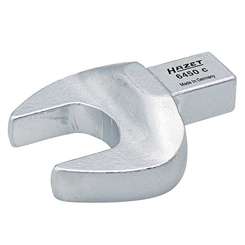 HAZET 6450C-9 37.5 mm Hexagon Profile Insert Open-End Wrench - Chrome-Plated