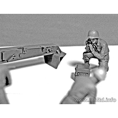 Master Box WWII US Artillery Crew (6) Figure Model Building Kits (1:35 Scale)