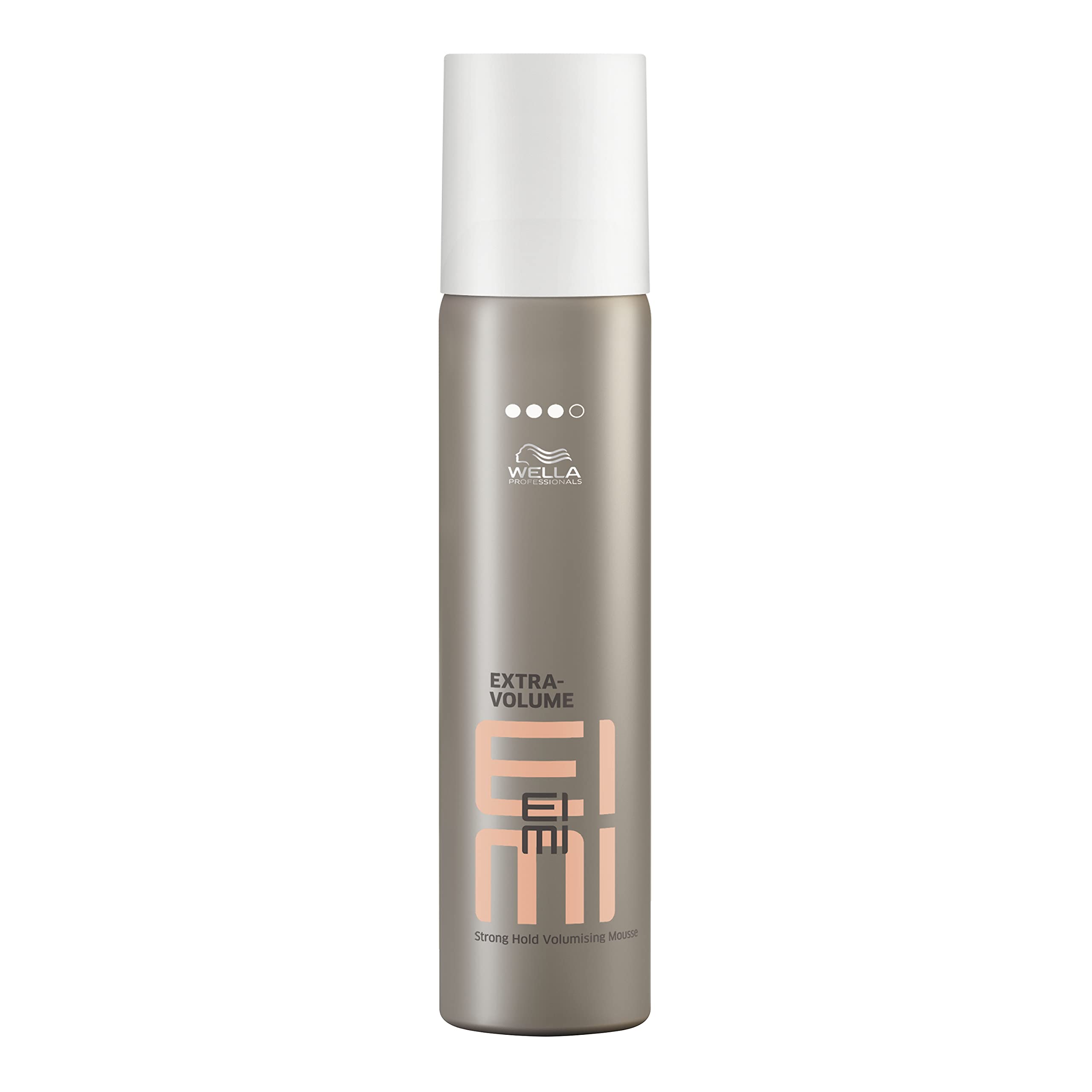 Wella Professionals EIMI Extra Volume Strong Hold Heat Protection Professional Hair Styling Mousse, For Extra Volume and Body, 75ml