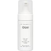 OUAI Air Dry Foam - Hair Mousse for Curly Hair & Beach Waves - Conditioning & Detangling With Kale and Carrot Extract - Paraben, Phthalate and Sulfate Free (4 Oz)