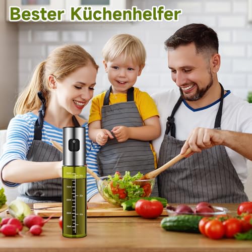 Oil Sprayer for Kitchen 2 Pack UV Protection Oil Sprayer Bottle 100% BPA Free for Edible Oil Hot Air Fryer Oil Bottle