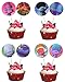 ZOIN Trolls Cupcake Toppers Party Supplies Decorations Set of 40