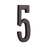 HASWARE 4 Inch Self Adhesive House Number, Modern