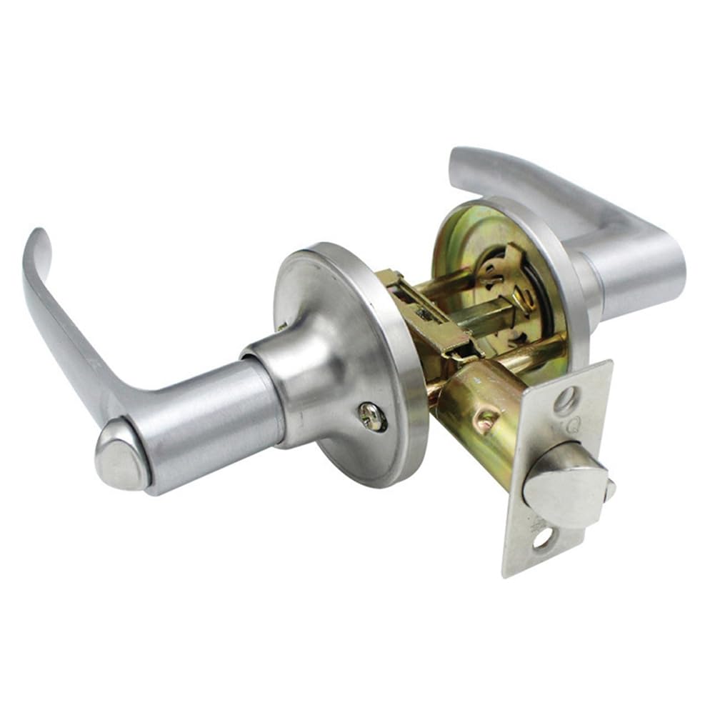 Kueohse Door Handle Lock Entry Sliding Front Doors Entrance Keyed Locks Home Use for Bedroom Living Room Indoor Household