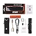 Rofis MR30 Tactical Flashlight - 1600 Lumens, Rechargeable LED Flashlight, Battery Included, Waterproof, Super Bright Handheld Flashlights With 5000mAh Portable Power Bank Function