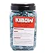KIBOW 10-Pound Pack Fire Glass Beads Fire Glass Drops for Gas Fire Pit, 3/4 Inch-Pacific Blue
