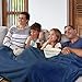 Bedsure Flannel Fleece Blanket - 300GSM NANOTEX Microfiber Blanket, Resists Spills & Releases Stains - All-Season Couch Blanket, Office Lap, Travel Camping Blanket - Twin 60