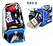 Fairtex Gym Bag Gear Equipment Color Blue or Gray or Yellow for Muay Thai, Boxing, Kickboxing, MMA (Blue)