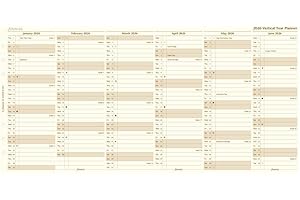 Filofax Calendar Diary Refill, A5 Size, Vertical Year Planner, Cotton Cream Paper, English, 2026 (C68508-26)