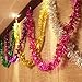 sunyou 6Pcs 2M 6.5Ft Festival Wedding Party Christmas Tinsel Garland，Classic Thick Colorful Reflections Shiny Sparkly Soft Hanging Tinsel Ornaments Ceiling Decorations，6 Colors
