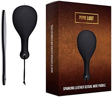 Pink Lust Spanking Paddle Toy Naughty Leather Sexual Wide