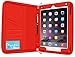 roocase iPad Air 2 Case - Executive Portfolio iPad Air 2 2014 Genuine Leather Case Cover, Red