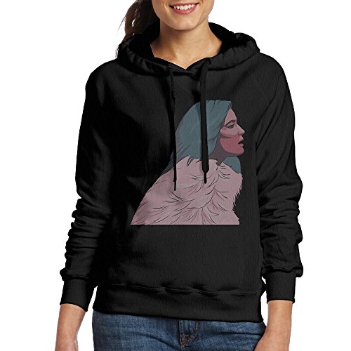 FUOCGH Women's Pullover Halsey Badlands Hoodie Sweatshirts Black XL
