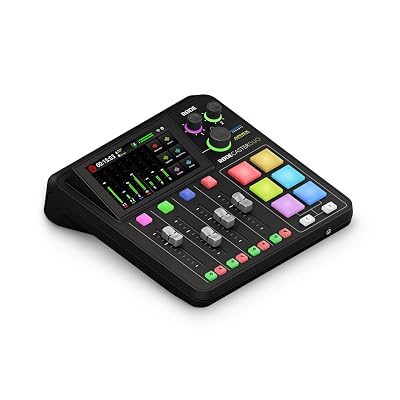 RØDE RØDECaster Duo Compact All-in-One Audio Production Solution for Podcasting, Streaming, Music Production and Content Creation (Black)