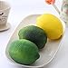 Buytra 8 Pack Artificial Fake Lemons Limes Fruit for Vase Filler Home Kitchen Party Decoration, Yellow and Green, Large (3.9