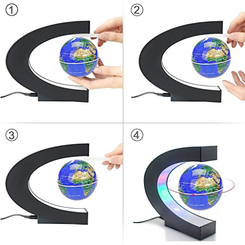 4 Magnetic+Levitation+Floating+Educational+Decoration
