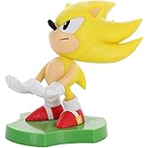 Exquisite Gaming Sonic Phone Stand, 4.5 in. Cable Guy Controller Holder | Durable PVC Sega figure for gaming controllers, smartphones and earbuds. Weighted base keeps your tech secure and organized