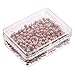 500 Pack Map Push Pins Map Tacks Small Size (Rose Gold, 1/8 Inch)