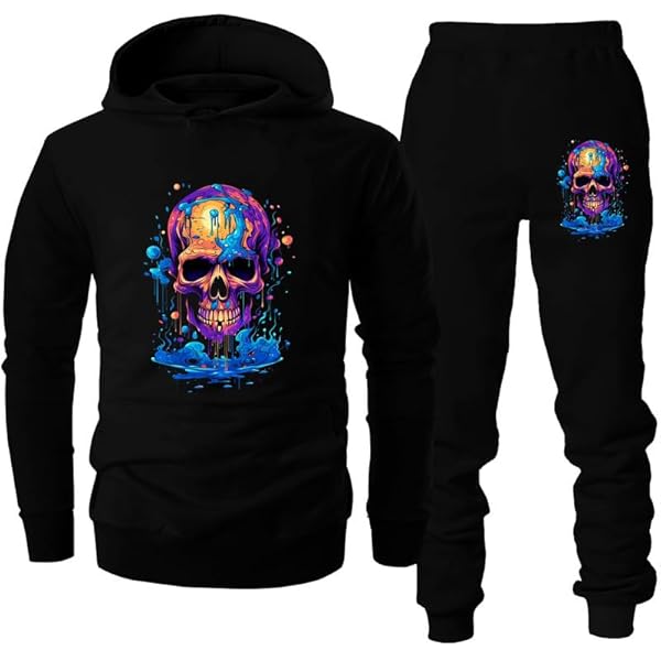 YSYZSDS Men's Tracksuit 2 Piece Set - Astronaut Graphic Hoodie