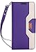 ProCase Wallet Case for iPhone 8 Plus/7 Plus 5.5 Inch, Flip Fold Card Case Stylish Slim Stand Cover with Wallet Case Fits for iPhone 8 Plus/iPhone 7 Plus 5.5” -Purple