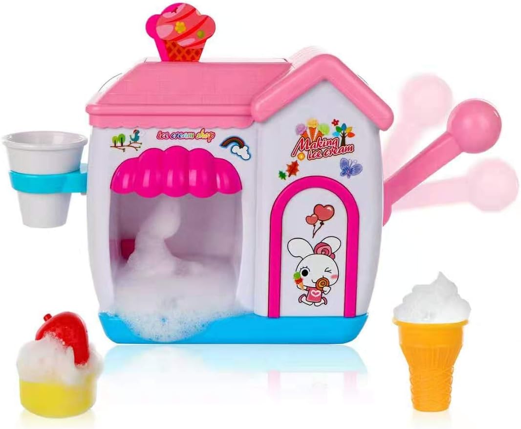 ice cream bubble bath toy
