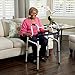 Carex Health Brands Sturdy Uplift Adjustable Adult Medical Walkers, Folds for Easy Storage & Transport, Guaranteed Longevity, Superior Support for Seniors Steel, 6 lb