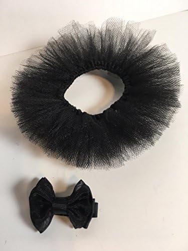 Hatchimals Clothes: Tutu and Bow set in Black