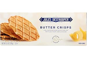 Jules Destrooper Butter Crisps (100g) - Pack of 2