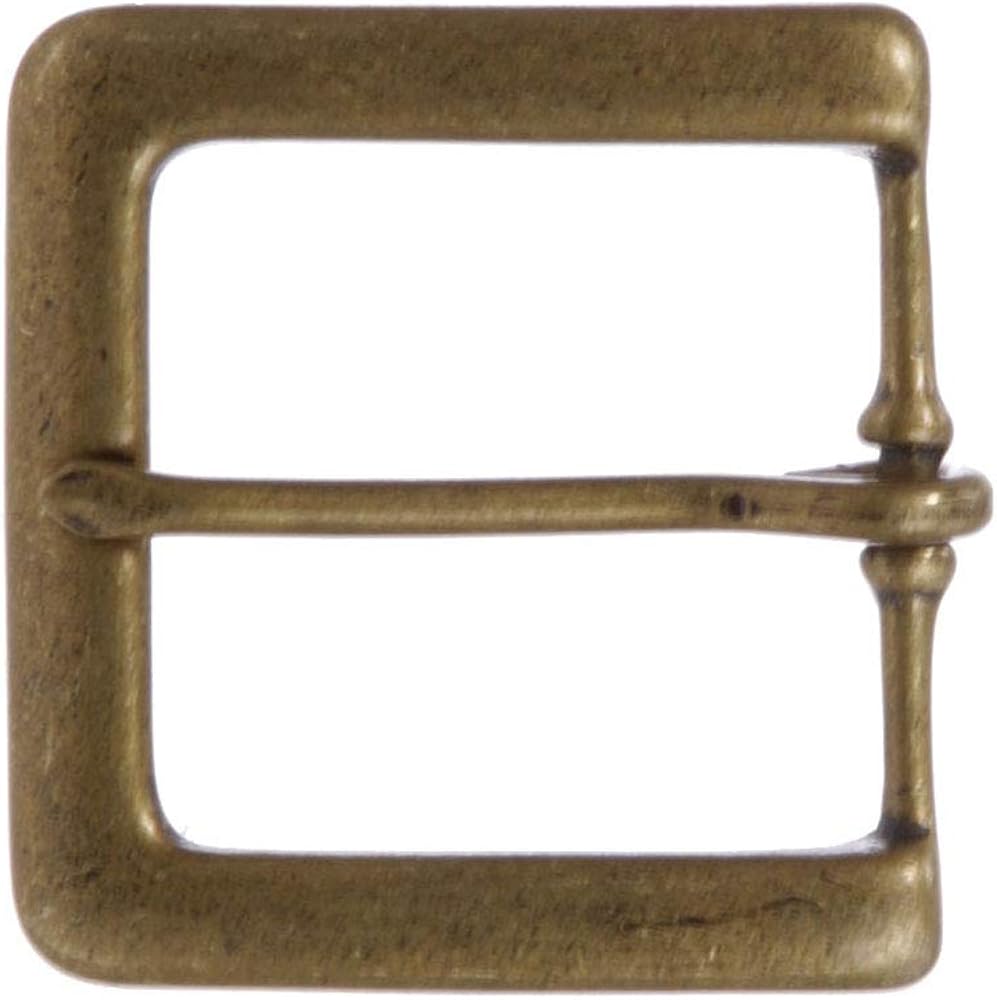 Fibbia Cintura Uomo Beltiscool 38 Mm - Rettangolare Argento Antico, Lega Di Zinco Nickel Free, Taglia Unica