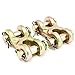 Red Hound Auto (2) Safety Chain RePair Link 3/8 Inches Twin Clevis 6600 WLL