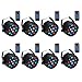 Stage Lights,SAHAUHY 12LED Par Lights RGB Uplights with Remote Sound Activated DMX Control uplighting for Wedding Event Club Party (8 Packs)