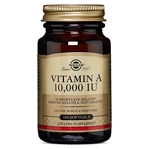 Solgar - Vitamin A 10,000 IU Softgels 100 Count, helps maintain healthy cell membrane, eye, & skin