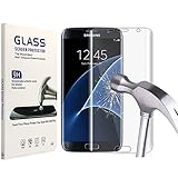 Galaxy S7 Edge Screen Protector,Samsung Galaxy S7 Edge Screen Protector Tempered Glass, Carryberry [3D Full Curved Edge] Screen Protector for Samsung Galaxy S7 Edge [Edge to Edge], [1-PACK]