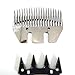 20 Straight Teeth Blade Comb for 350W 2400rpm Animal Clipper Electric Sheep Clippers Sheep Shear Sheep Wool Shear Machine for ST009&ST020