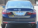 QAA FITS ACCORD 2016-2017 HONDA (1 Pc: Stainless Steel Rear Deck Accent Trim - 3/4