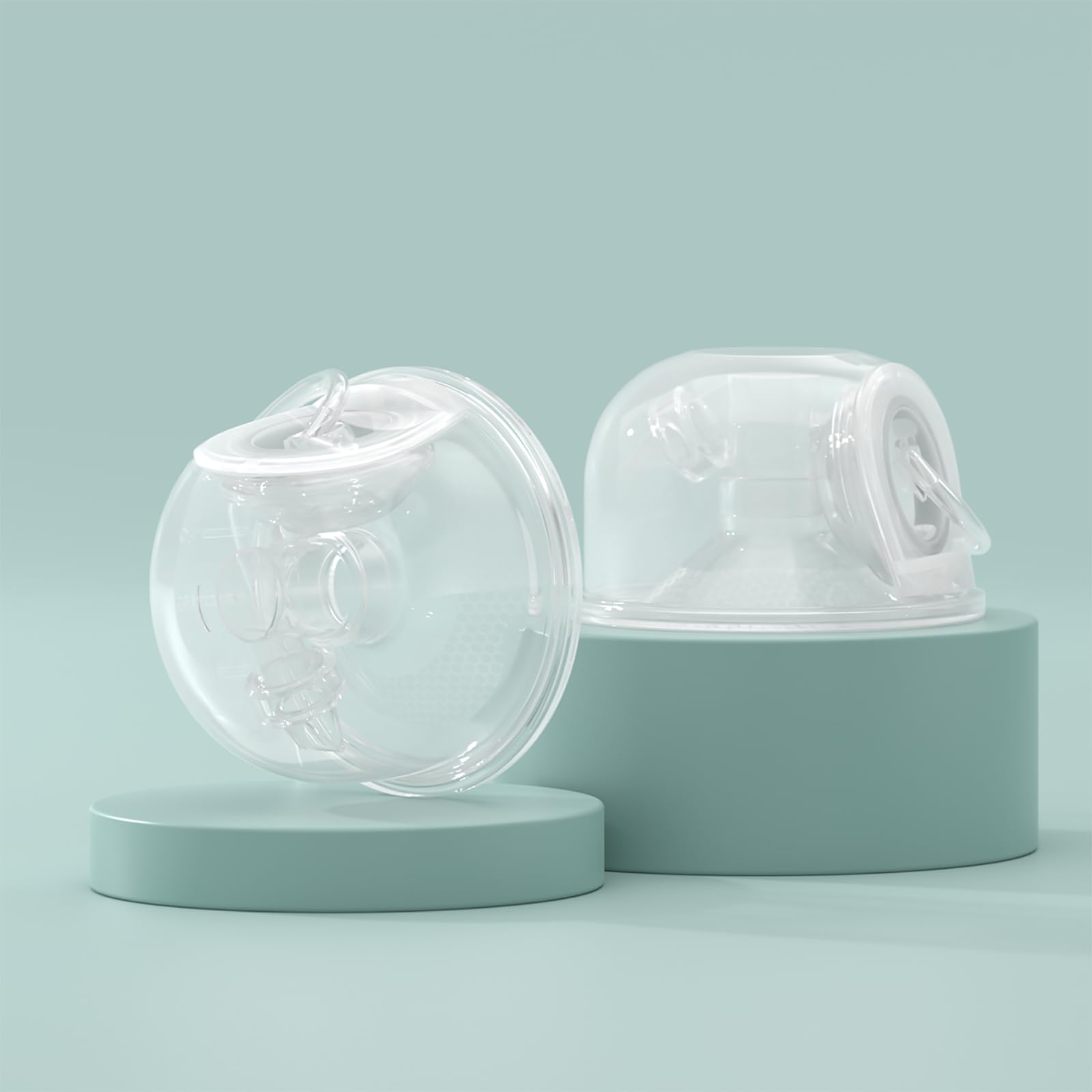 TOVVILD 8oz Breast Pump Milk Collection Cup - Compatible with Spectra S1/S2/S9, Not Original Spectra Accessories, Replace Breast Pump Kits, 24mm Flange Breast Milk Collector Cup Tubing Parts