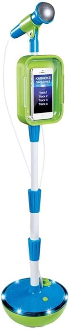 discovery toy microphone with stand