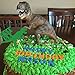 HEETON Three Rex Cake Topper Dinosaur Birthday Cake Topper Jurassic Park T-Rex 3 Birthday Boy Party Supplies Decorations