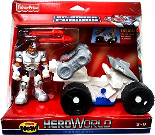 Fisher-Price Hero World DC Super Friends Cyborg and ATV