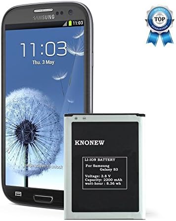 MaoJia For Samsung Galaxy S3 Battery, 2200mAh Replacement Battery,GT-I9300, GT-I9305 LTE, T999, I747, i535, L710, R530 (NFC Capable)