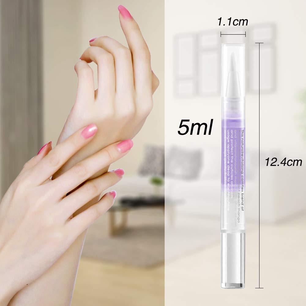 Nail Revitalizing Cuticle Oil Pen Gel Nail Cuticle Oil Nail Nourishment Polish With Vitamins Moisturized Nails Nail Polish Repair Pen For Beautiful Healthy Hands: Beauty
