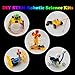 EUDAX DIY STEM Toys for Kids,Electric Motor Robotic Science Kits,Building Science Experiment Kits for Boys and Girls-Doodling, Balance Car, Reptile Robot ,Bubble Machine,Engineering Crane(5 Kits)