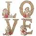 KiaoTime Set of 4 Decorative Angel Figurine Cherub Figurine Statue Pink Heart Love Figurine Valentine's Day Decor Home Wedding Collectible Figurine